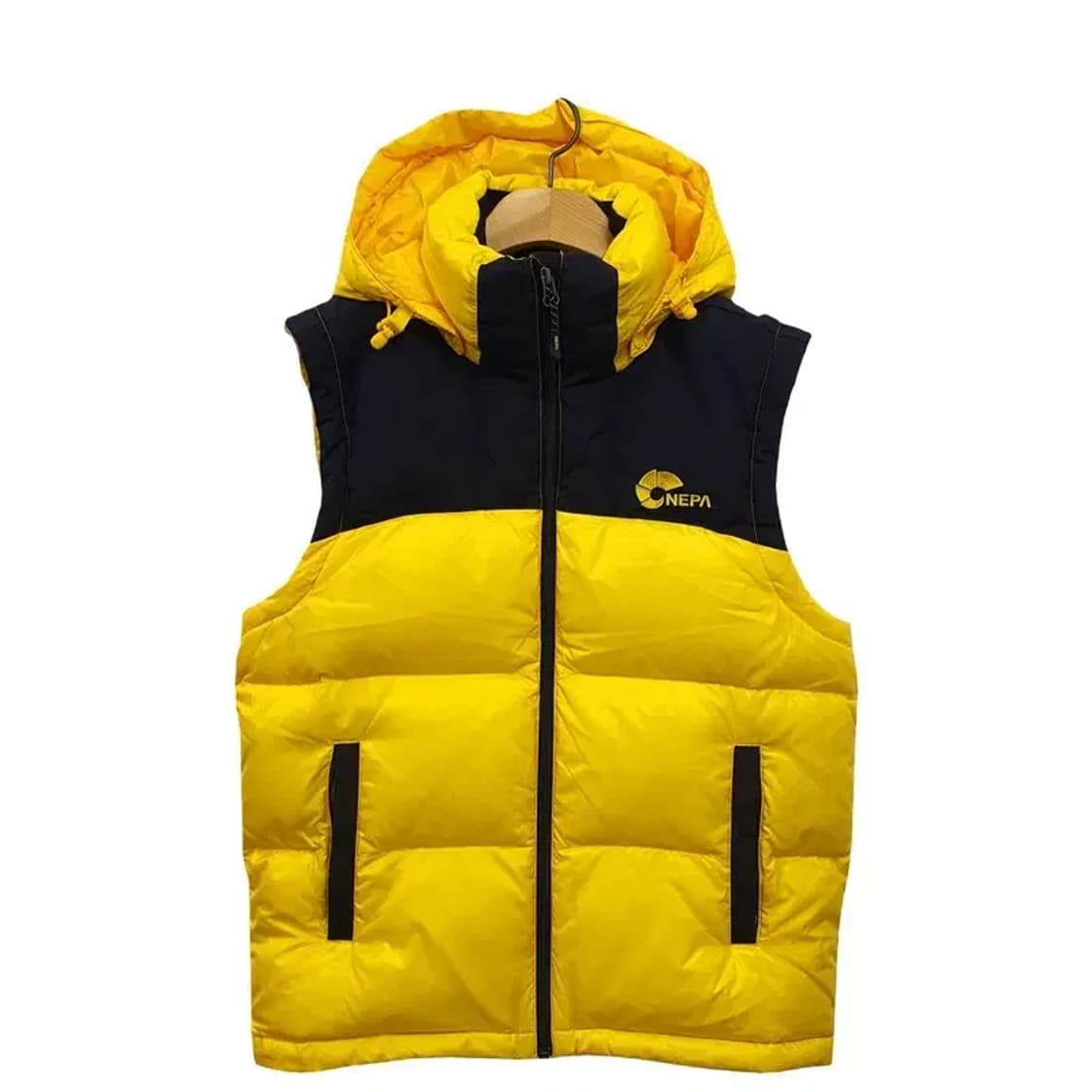네파 NEPA 덕다운 패딩 조끼 옐로우 3400014 상품이미지1
