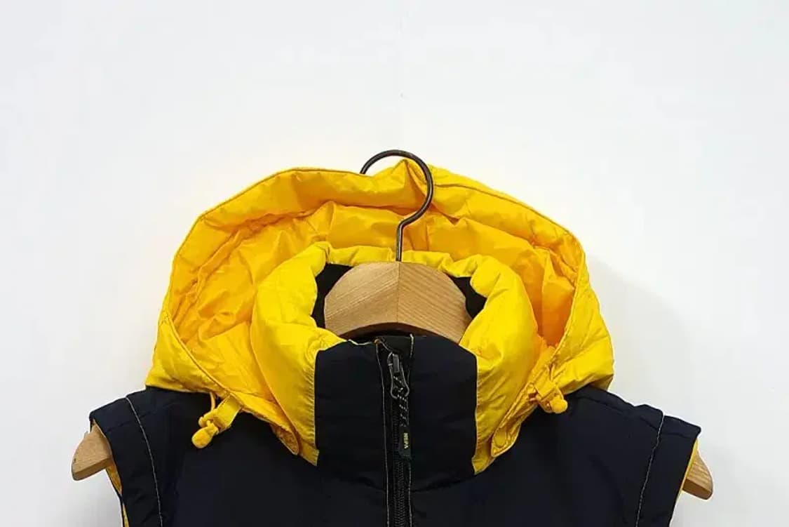 네파 NEPA 덕다운 패딩 조끼 옐로우 3400014 상품이미지3