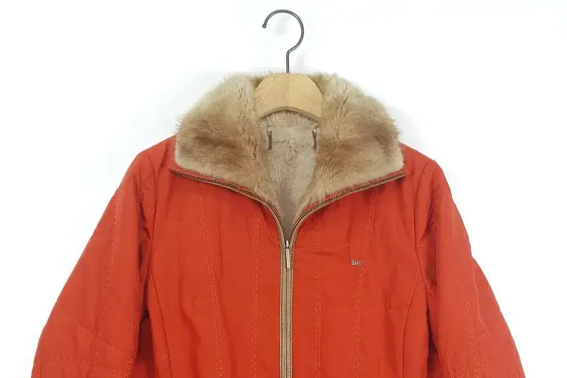 닥스 DAKS 여성 자켓 토끼털 양가죽 코랄 3400032 상품이미지3