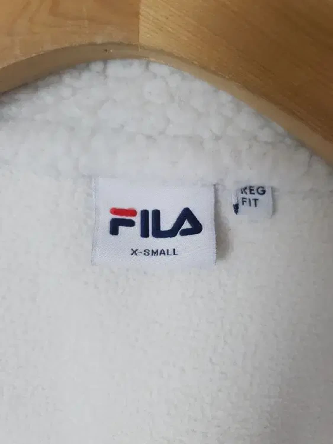 필라 FILA 프린팅 후리스 뽀글이 팝콘자켓 화이트 3400051 상품이미지9