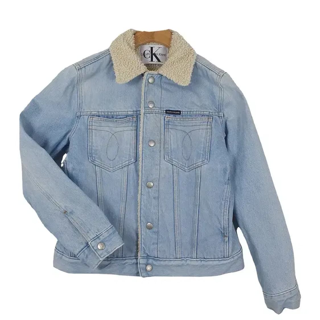 캘빈클라인 CALVIN KLEIN 데님 자켓 라이트 블루 3400054 상품이미지1