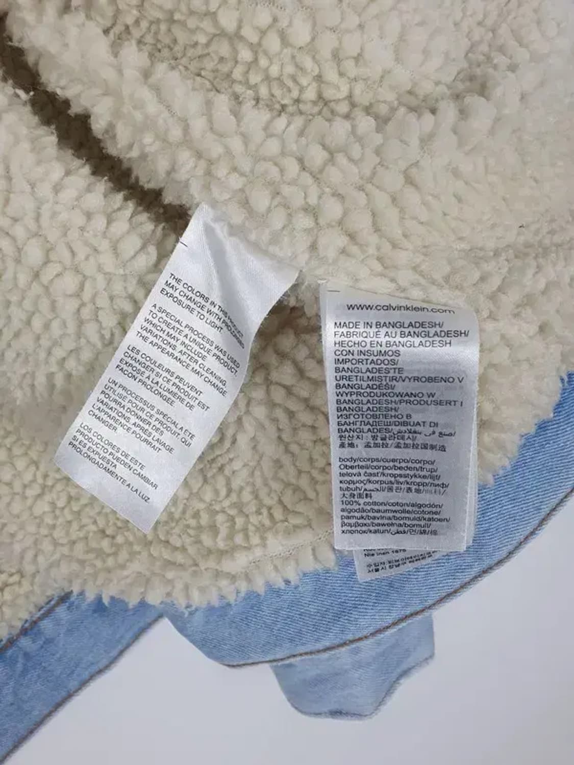 캘빈클라인 CALVIN KLEIN 데님 자켓 라이트 블루 3400054 상품이미지10