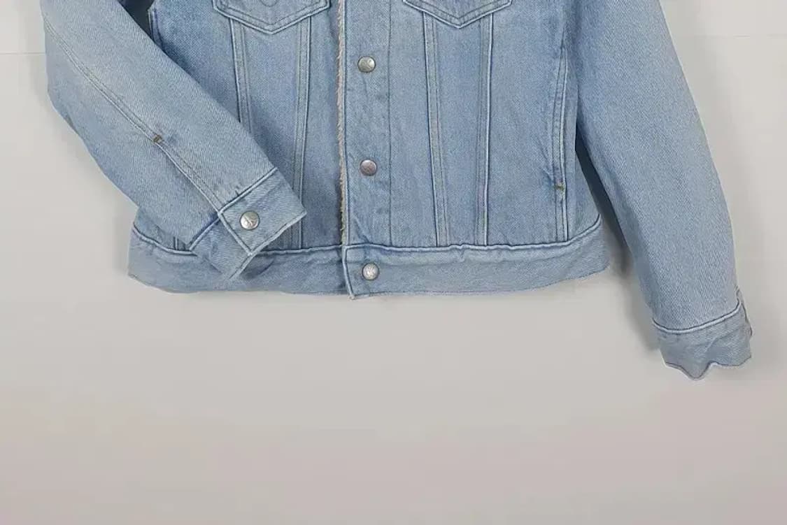 캘빈클라인 CALVIN KLEIN 데님 자켓 라이트 블루 3400054 상품이미지4