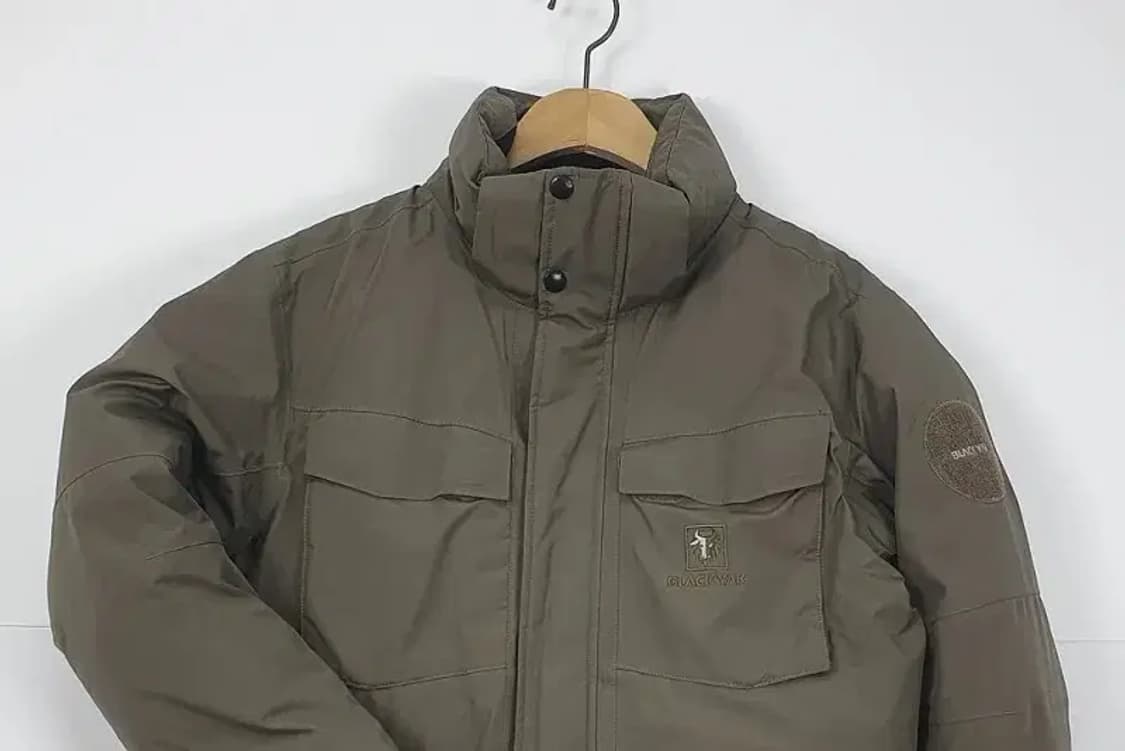 블랙야크 아이스엣지 구스다운 패딩점퍼 고어텍스 카키 3400049 상품이미지3