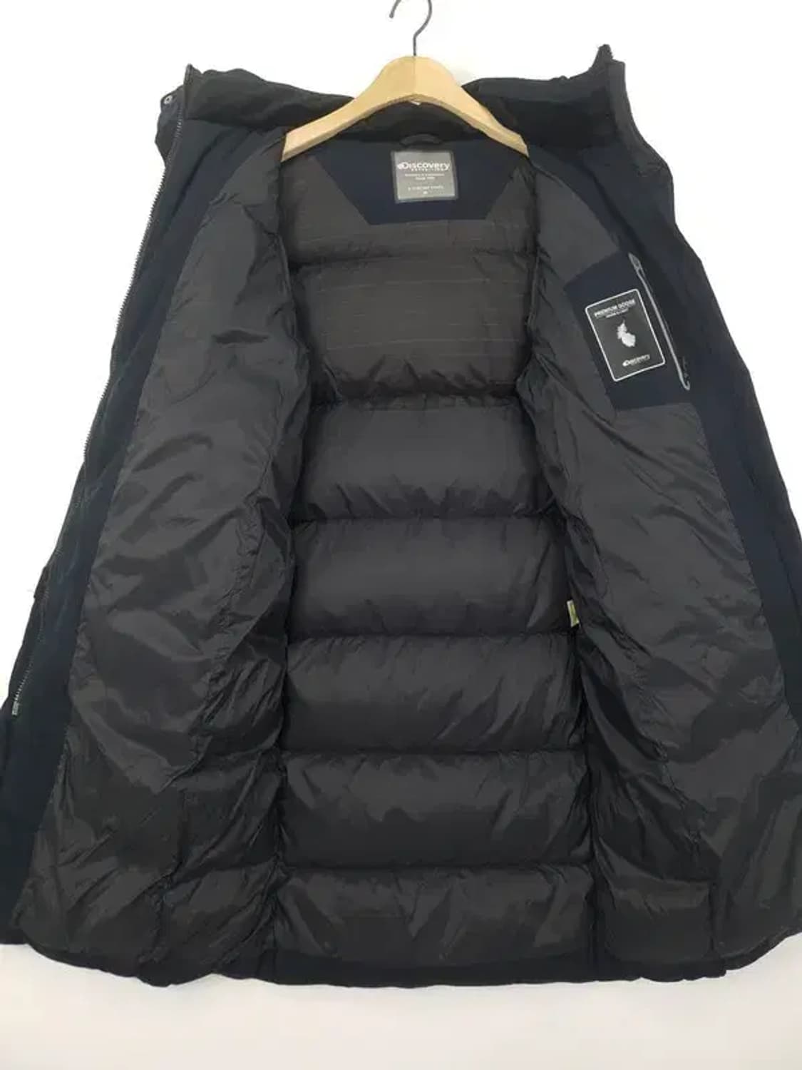 디스커버리 프리미엄 구스다운롱패딩 다크네이비 3400066 상품이미지3