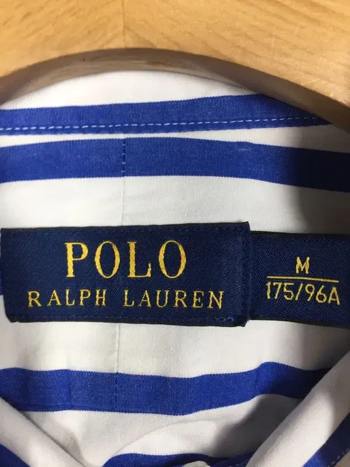 폴로랄프로렌 스트라이프 버튼업 셔츠 블루 M 1100383 상품이미지8