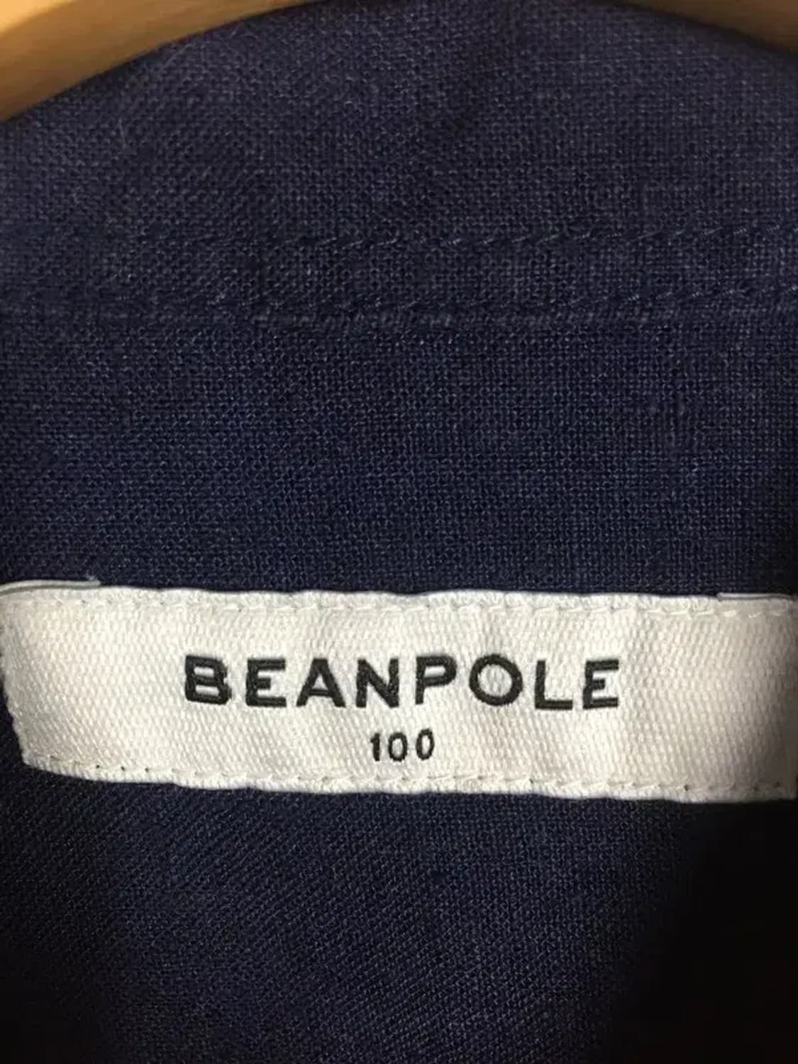 빈폴 린넨 긴팔 셔츠 네이비 100 1100385 상품이미지7