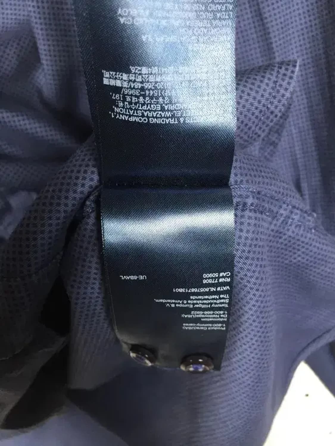 타미힐피거 슬림핏 긴팔 셔츠 네이비 S 1100387 상품이미지8