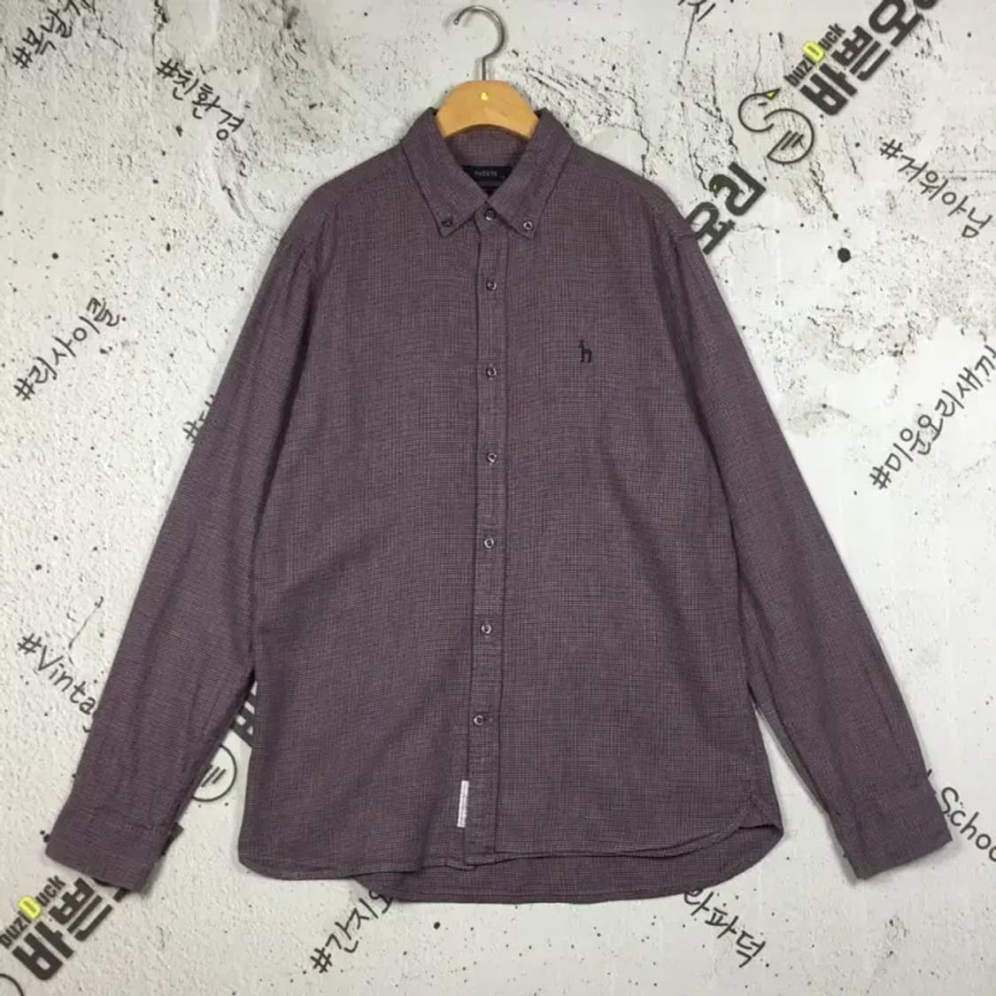 헤지스 워크 셔츠 체크패턴 105 1100389 상품이미지1