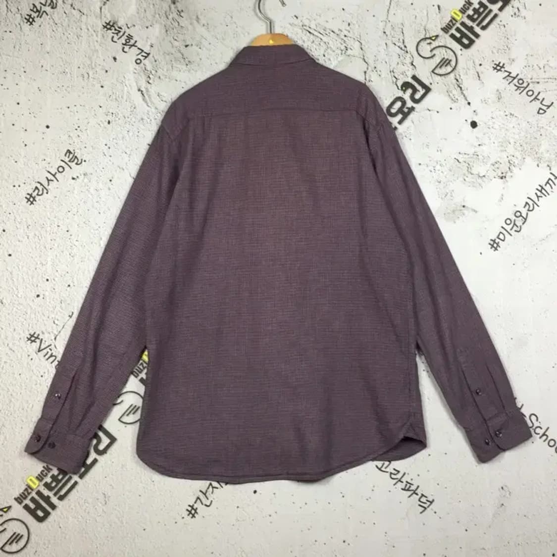 헤지스 워크 셔츠 체크패턴 105 1100389 상품이미지2