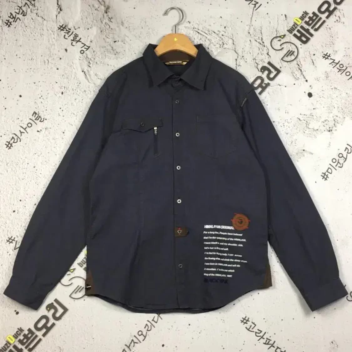 블랙야크 워크 등산 셔츠 네이비 95 1100391 상품이미지1