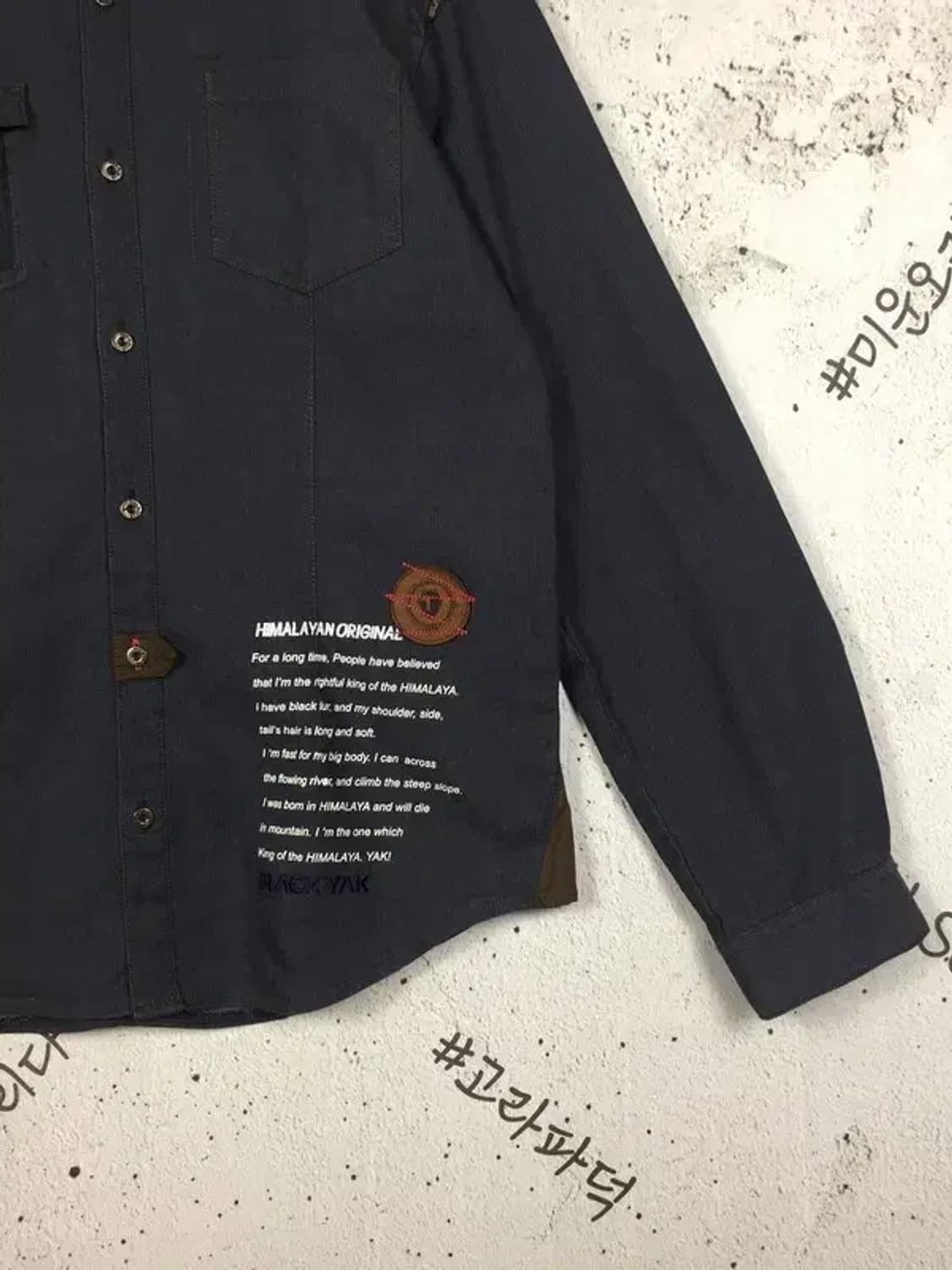 블랙야크 워크 등산 셔츠 네이비 95 1100391 상품이미지6