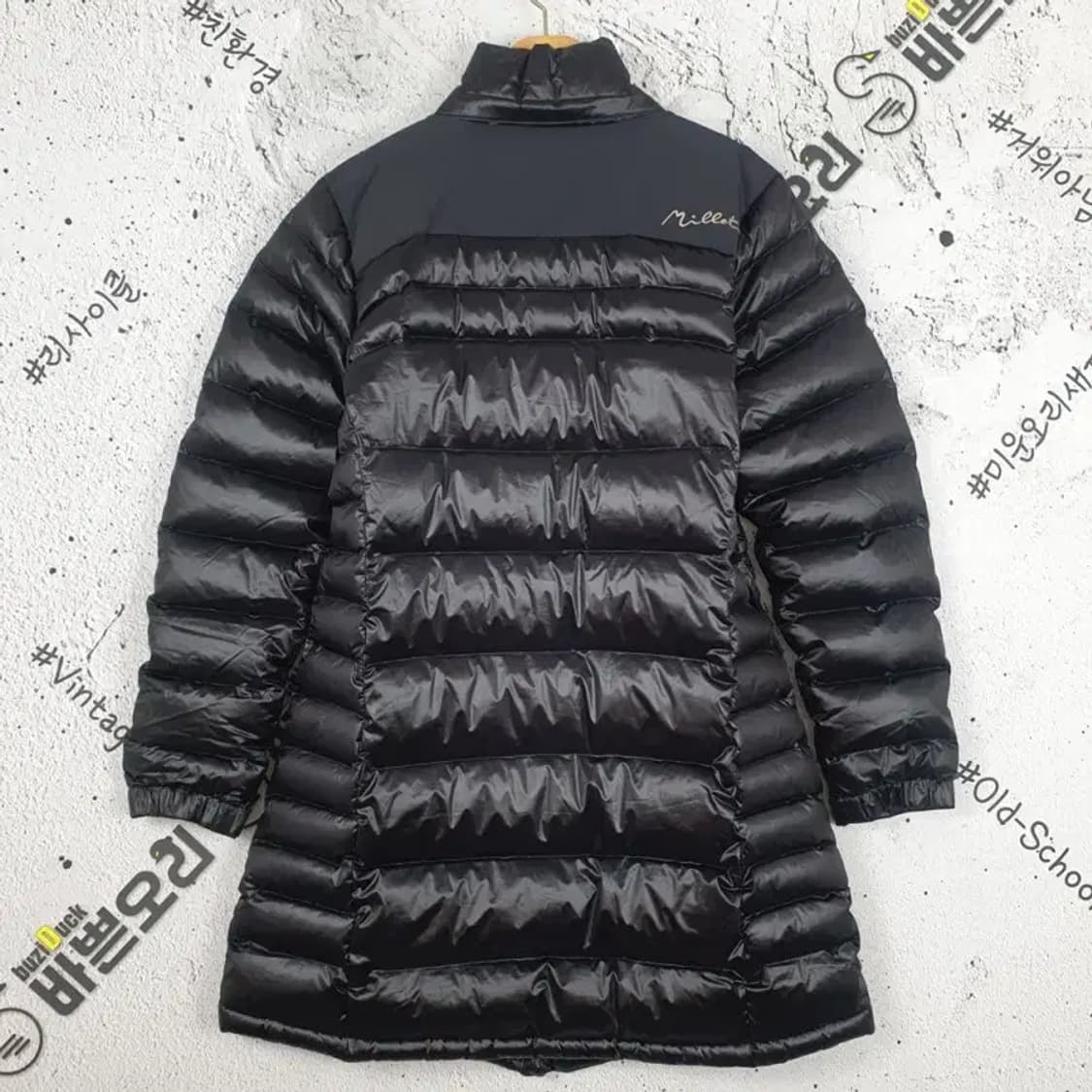 밀레 MILLET 구스다운 투웨이 여성 패딩 코팅 블랙 3400104 상품이미지2