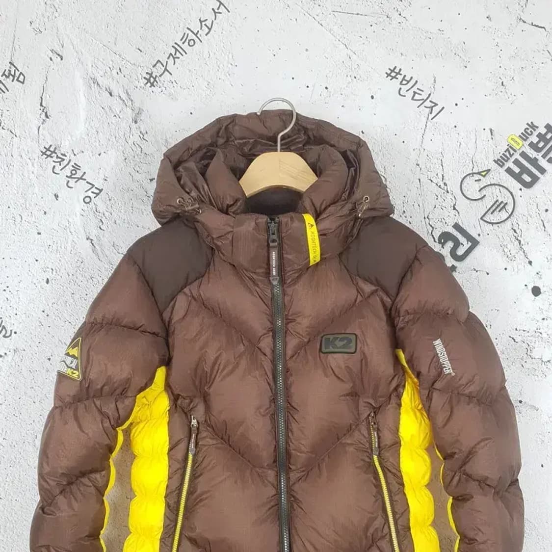 K2 구스다운 윈드스토퍼 800 여성 패딩 브라운 3400105 상품이미지3