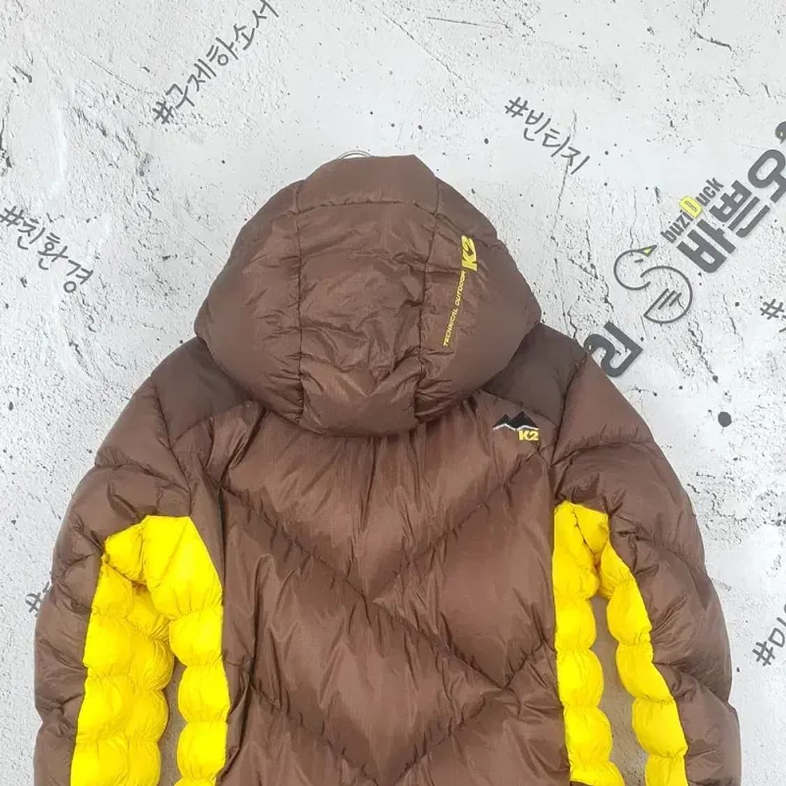 K2 구스다운 윈드스토퍼 800 여성 패딩 브라운 3400105 상품이미지7