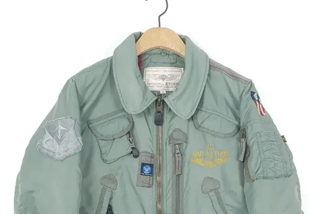 엑스톤즈 XTONZ 미군 파일럿 MA-1 봄버항공자켓 민트 3400074 상품이미지4