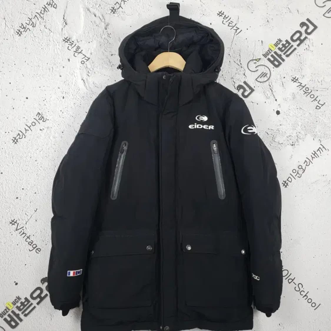 EIDER 아이더 미켈리 오리털 덕다운 패딩 자켓 블랙 3400096 상품이미지1