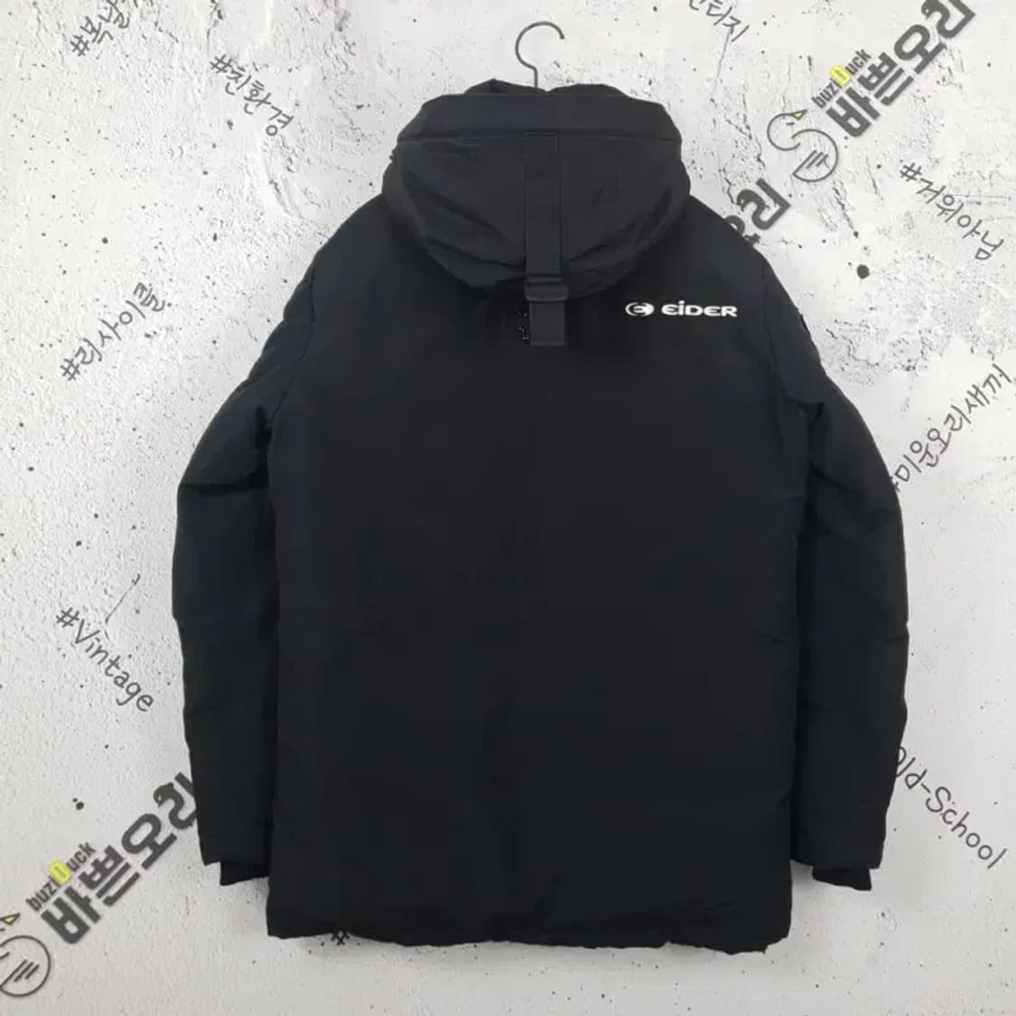 EIDER 아이더 미켈리 오리털 덕다운 패딩 자켓 블랙 3400096 상품이미지2