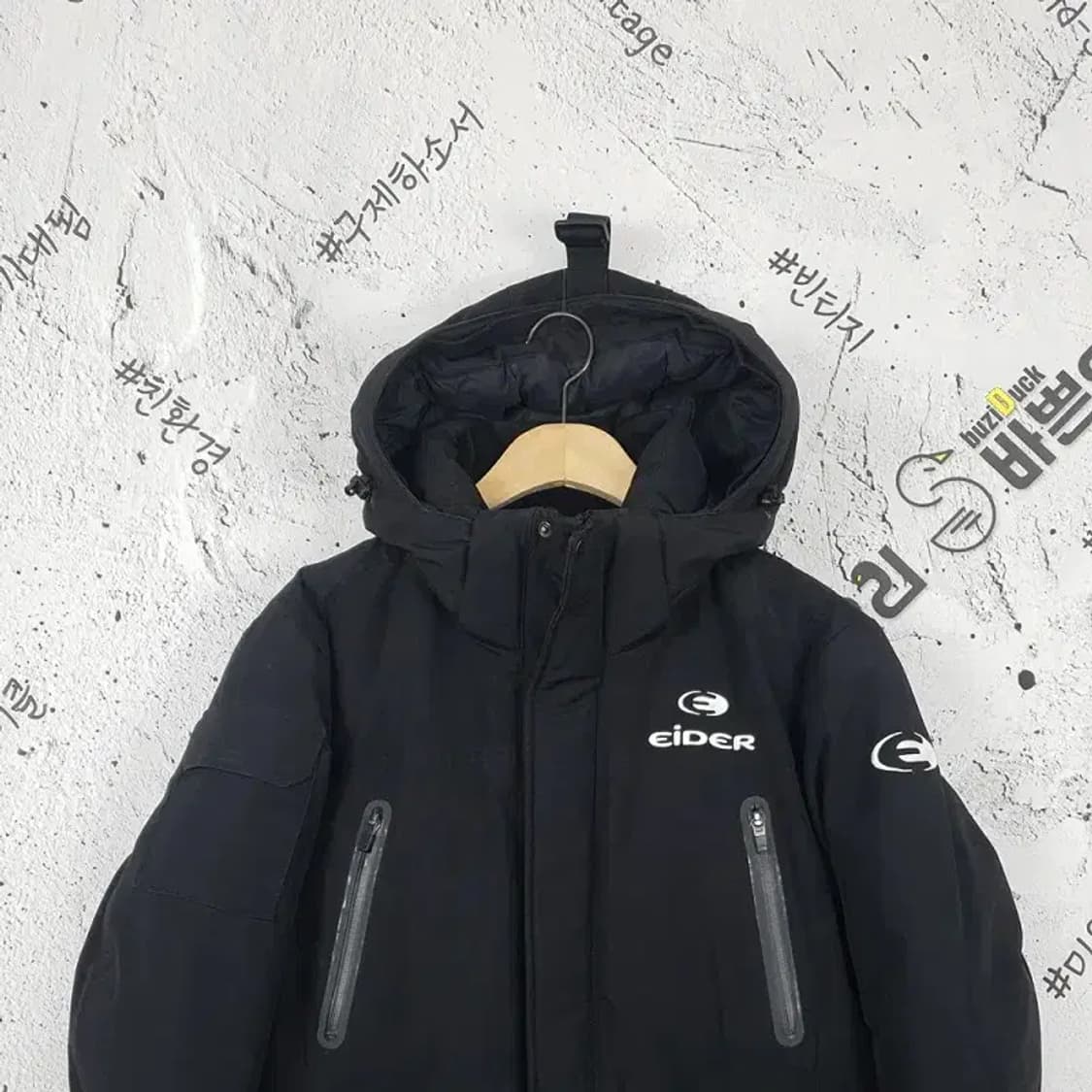EIDER 아이더 미켈리 오리털 덕다운 패딩 자켓 블랙 3400096 상품이미지3
