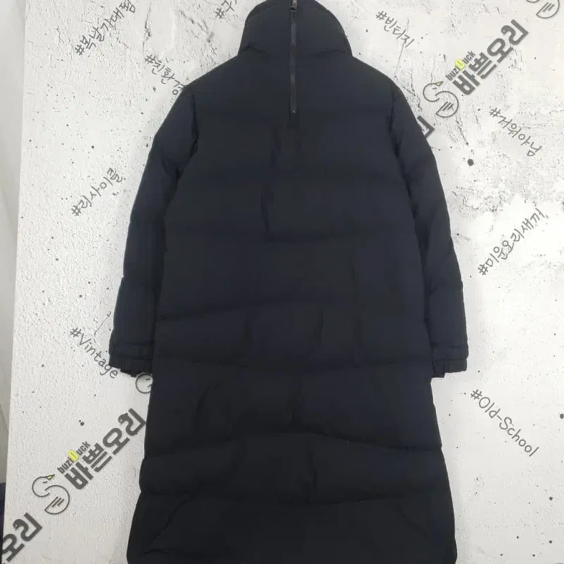 헤지스골프 퀄팅 구스다운 HWJU8D881 롱패딩 블랙 3400107 상품이미지2