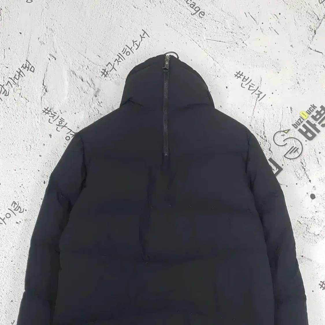 헤지스골프 퀄팅 구스다운 HWJU8D881 롱패딩 블랙 3400107 상품이미지7