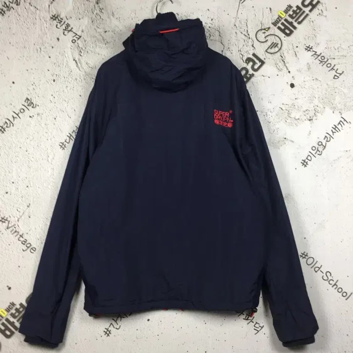 JPN 슈퍼드라이 윈드치터 업그레이드 자켓 네이비 XL 3800218 상품이미지2