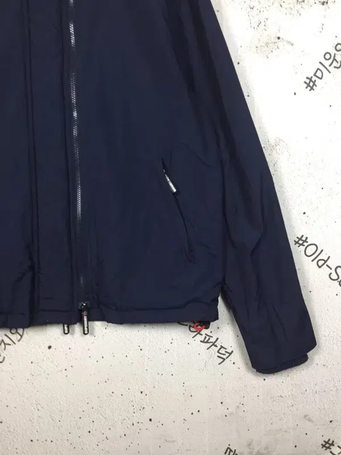 JPN 슈퍼드라이 윈드치터 업그레이드 자켓 네이비 XL 3800218 상품이미지5