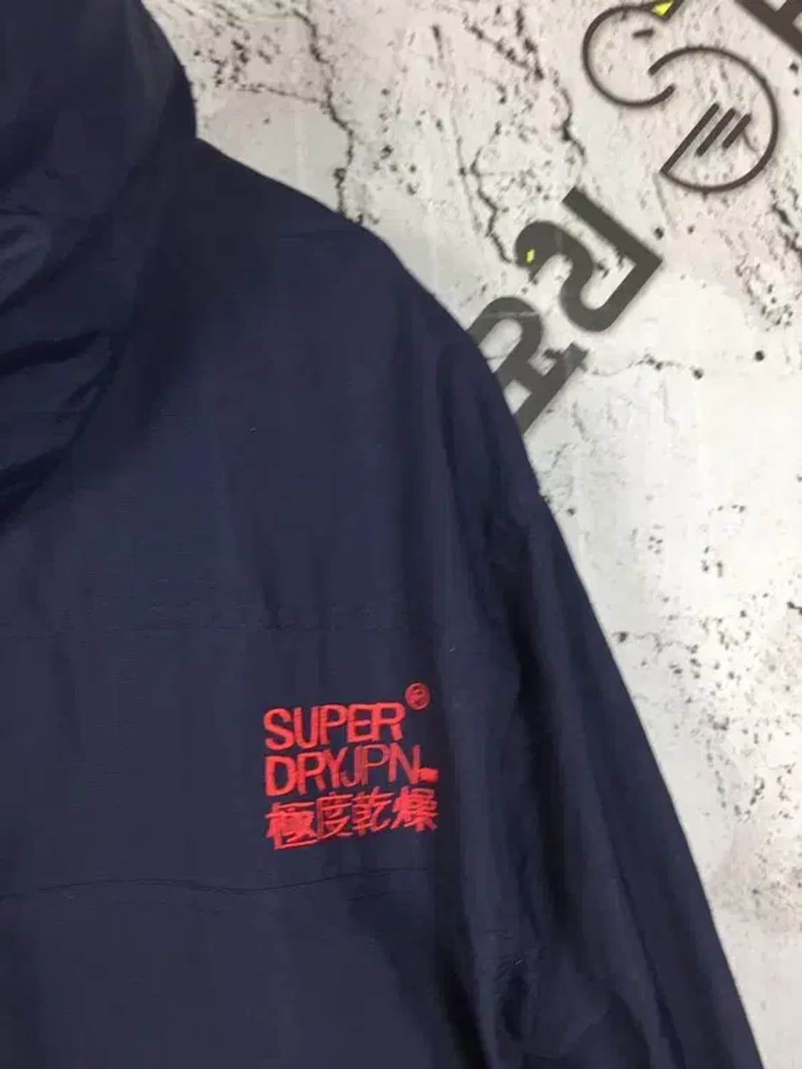 JPN 슈퍼드라이 윈드치터 업그레이드 자켓 네이비 XL 3800218 상품이미지6