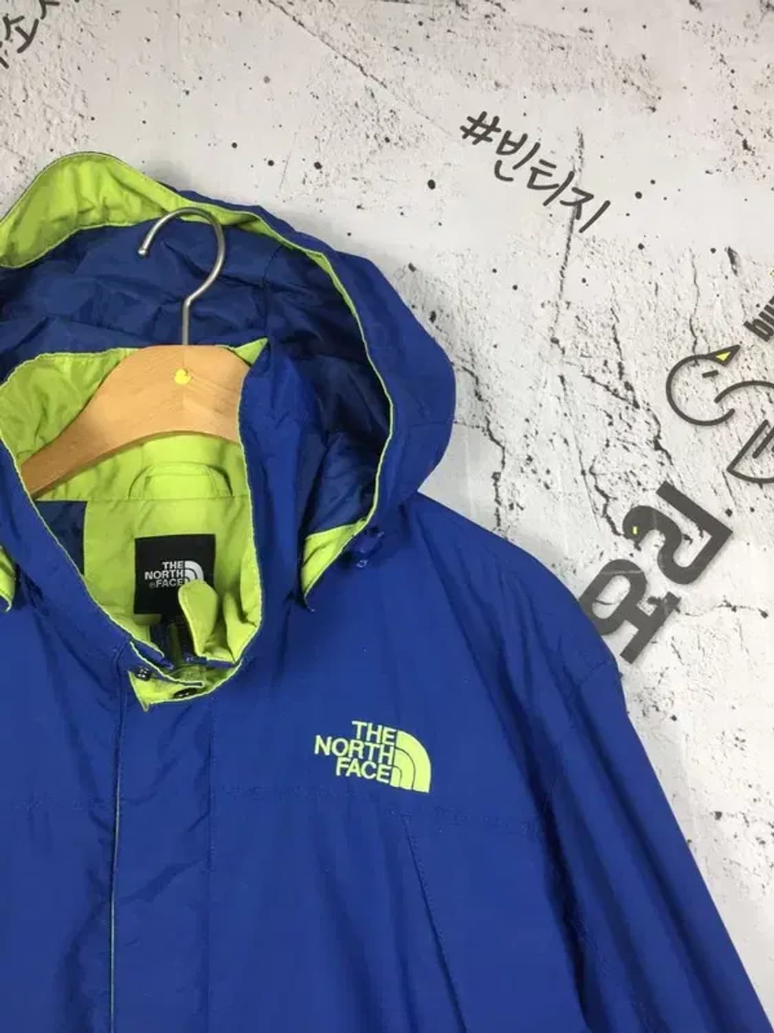 노스페이스 스트릿 바람막이 자켓 블루 90 3800219 상품이미지4