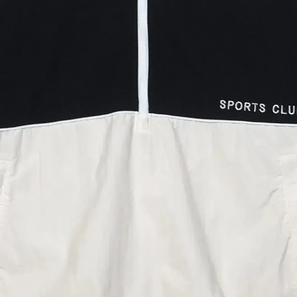 뉴발란스 배색 반팔 아노락 하프집업 화이트 M 3800220 상품이미지7