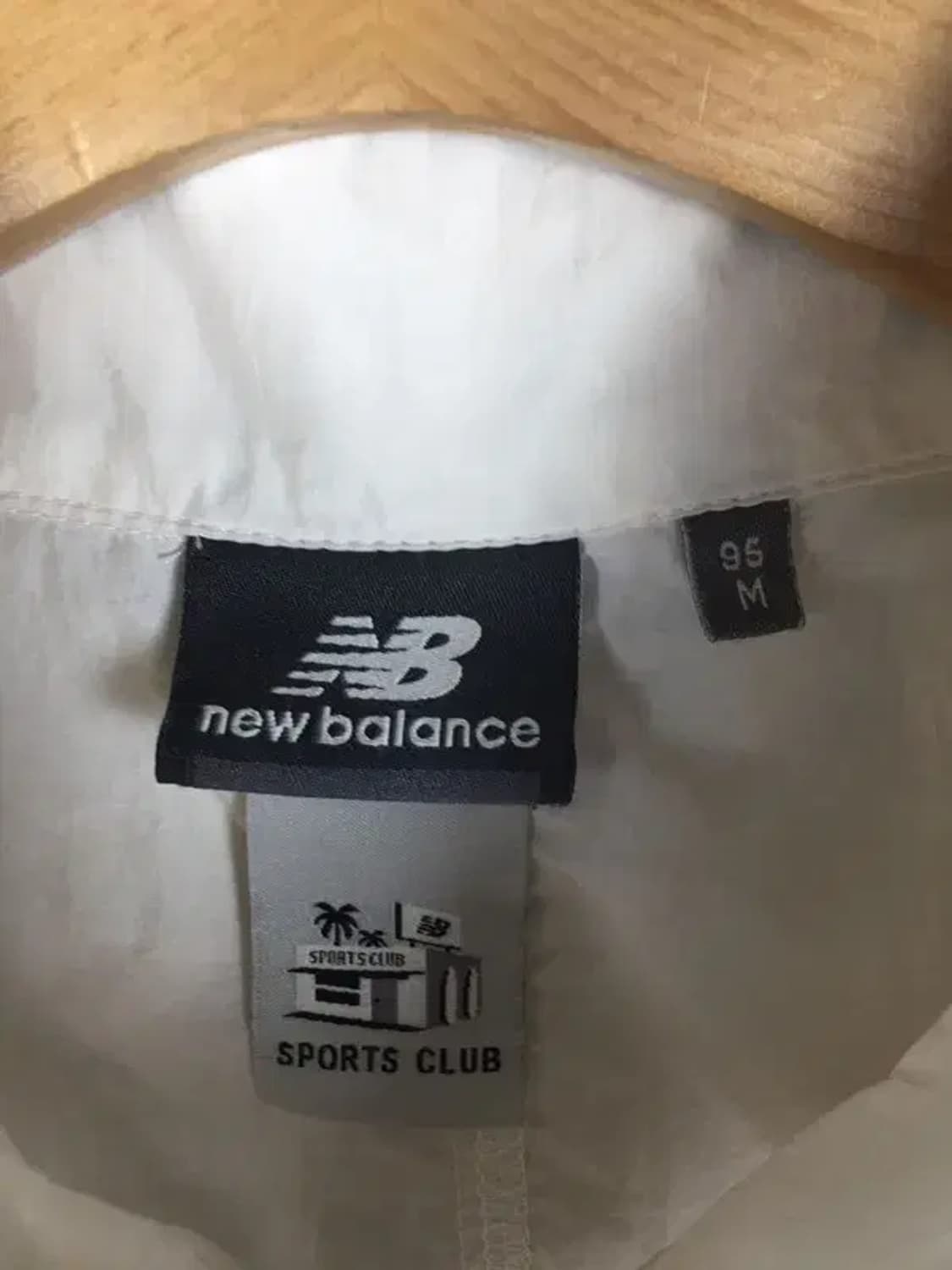 뉴발란스 배색 반팔 아노락 하프집업 화이트 M 3800220 상품이미지9