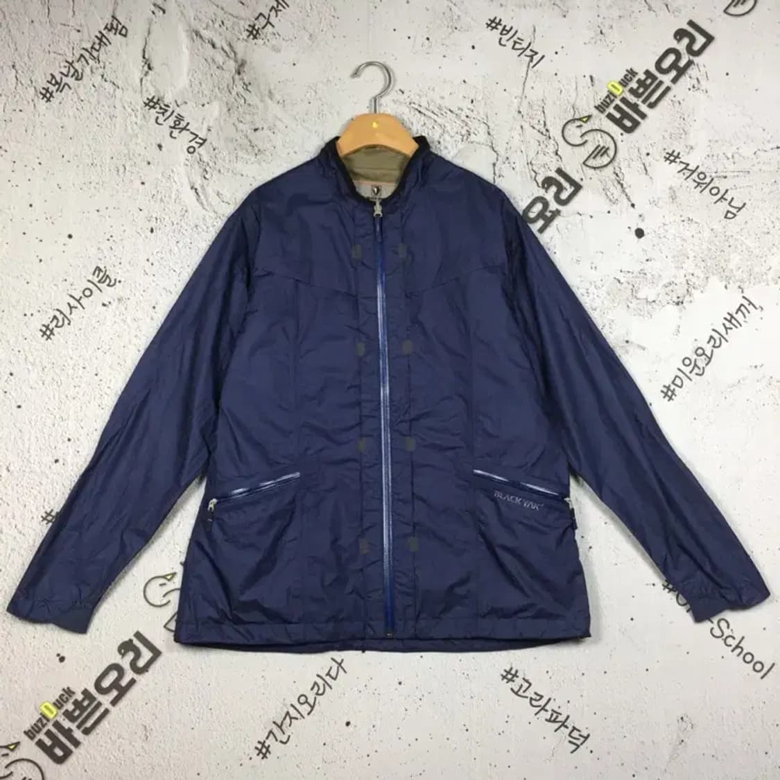 블랙야크 고어텍스 컴포트 바람막이 자켓 네이비 105 3800221 상품이미지1