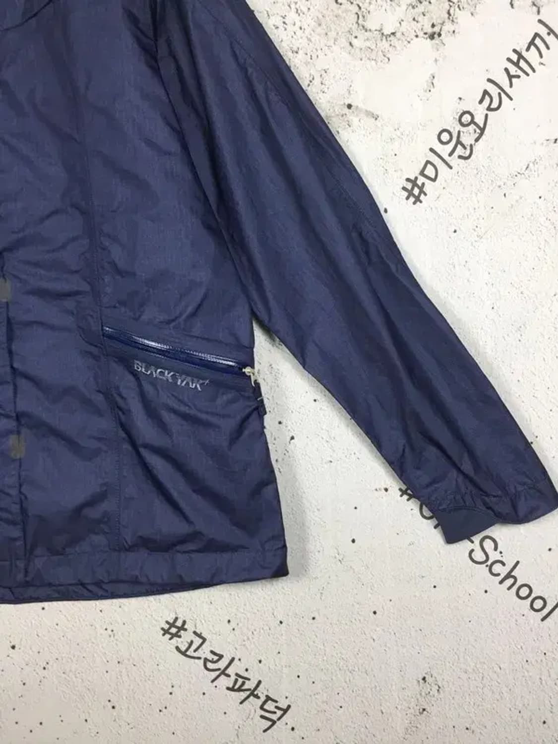 블랙야크 고어텍스 컴포트 바람막이 자켓 네이비 105 3800221 상품이미지6