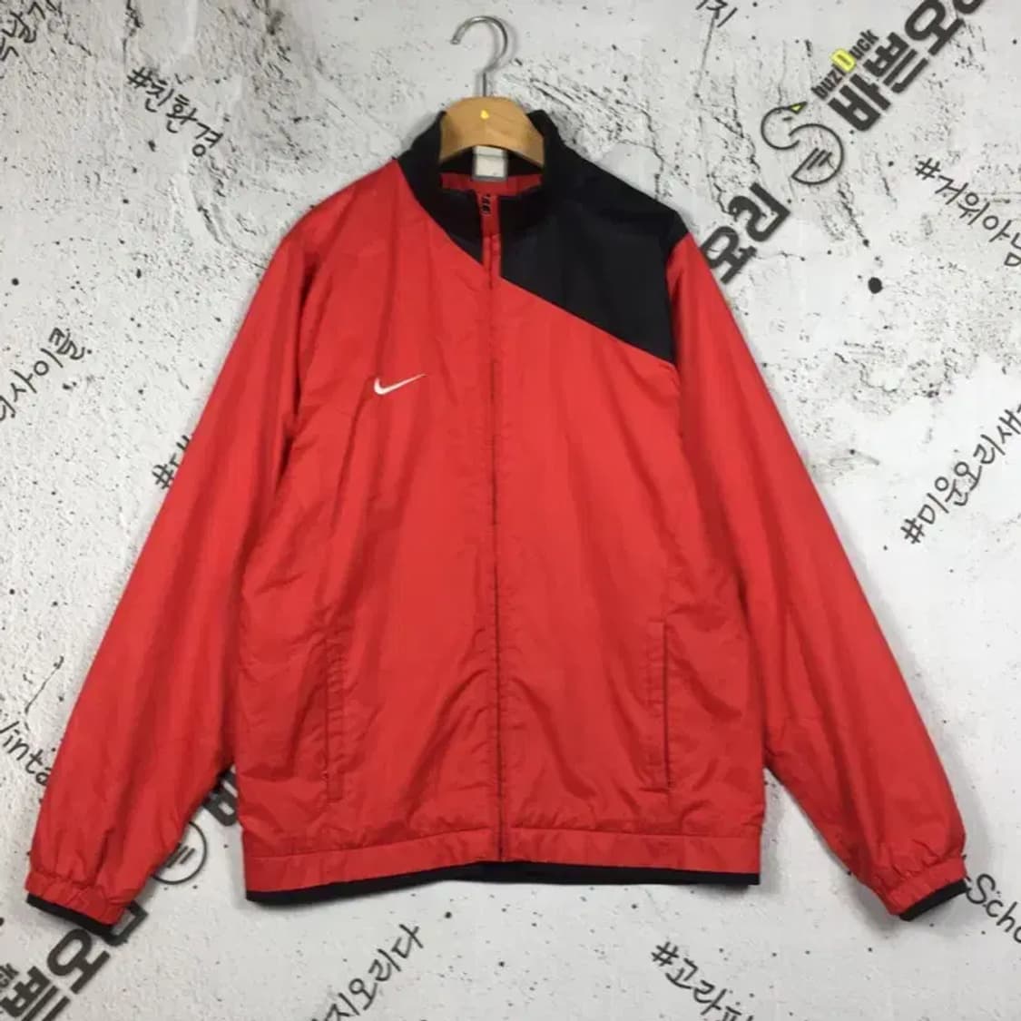나이키 집업 바람막이 점퍼 자켓 레드 S 3800226 상품이미지1