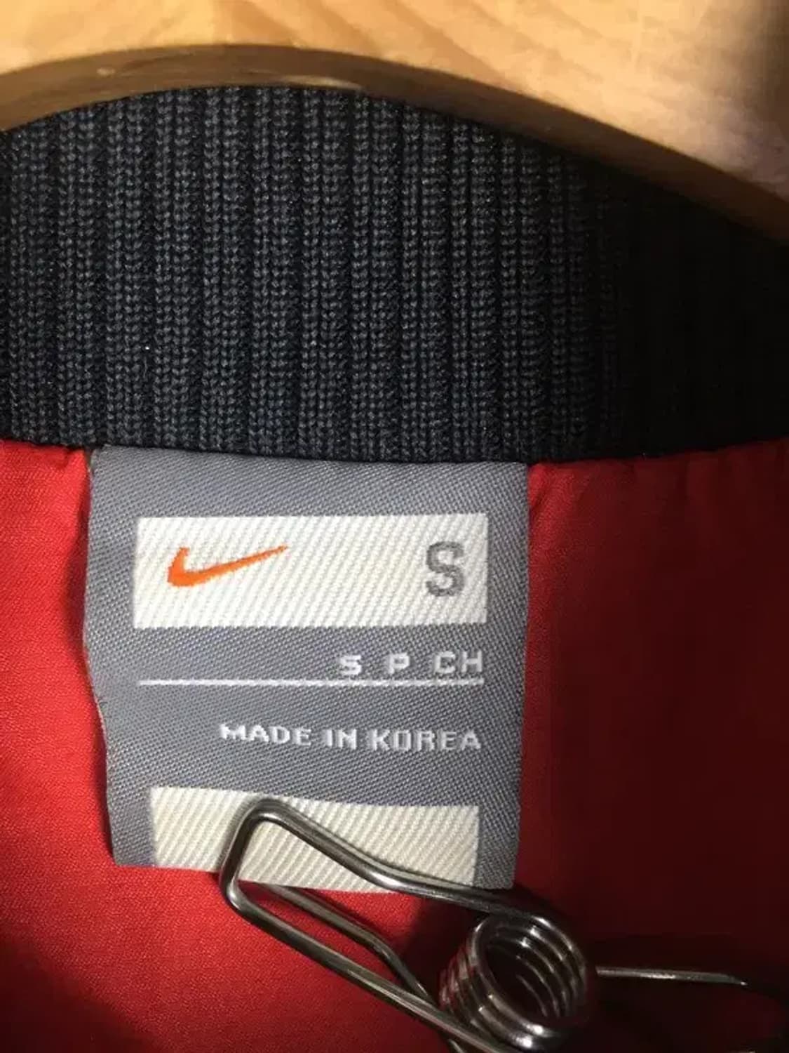 나이키 집업 바람막이 점퍼 자켓 레드 S 3800226 상품이미지8