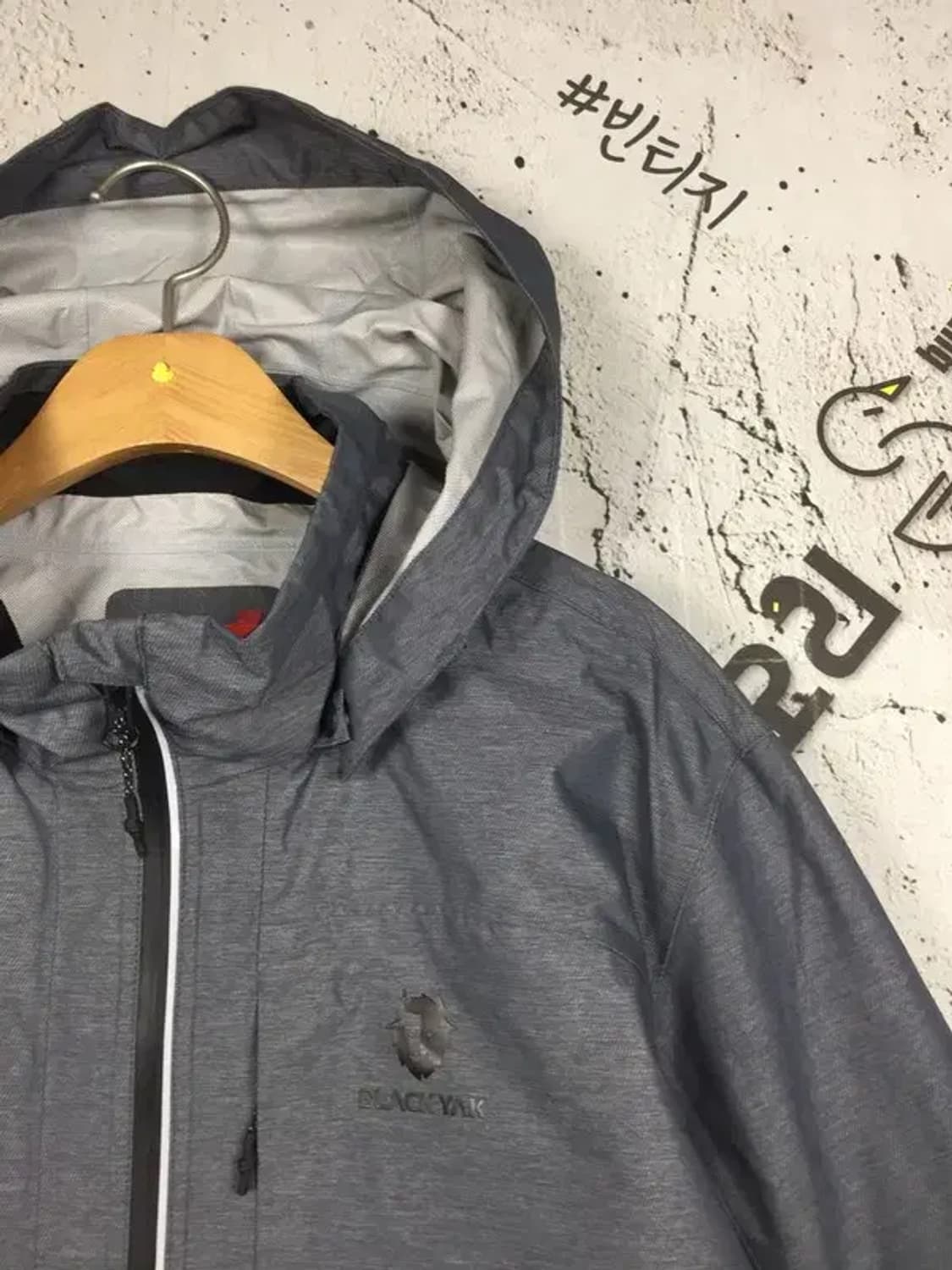블랙야크 크래시 바람막이 자켓 그레이 100 3800227 상품이미지4