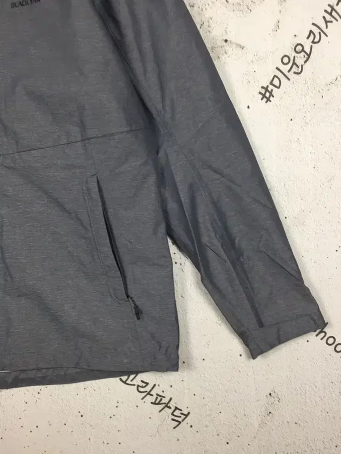 블랙야크 크래시 바람막이 자켓 그레이 100 3800227 상품이미지6