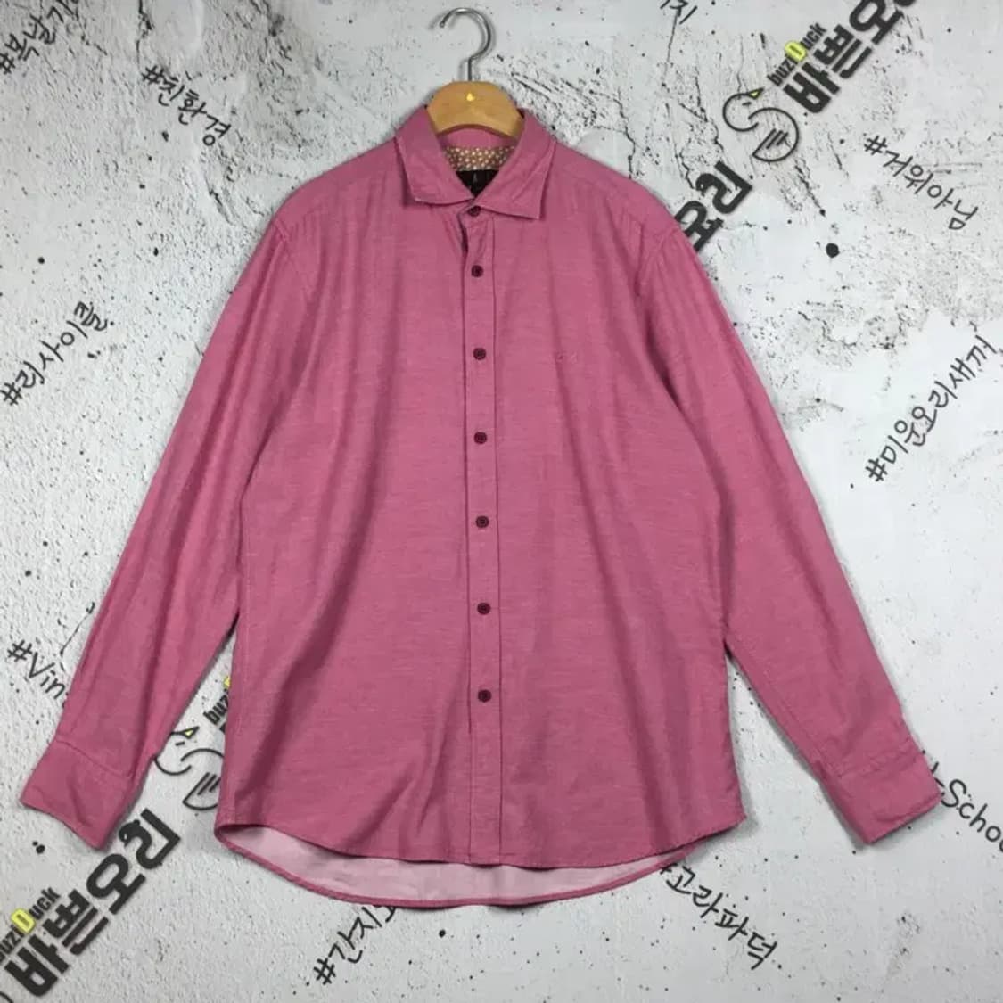 닥스 트라이본즈 남방 셔츠 핑크 100 1100393 상품이미지1