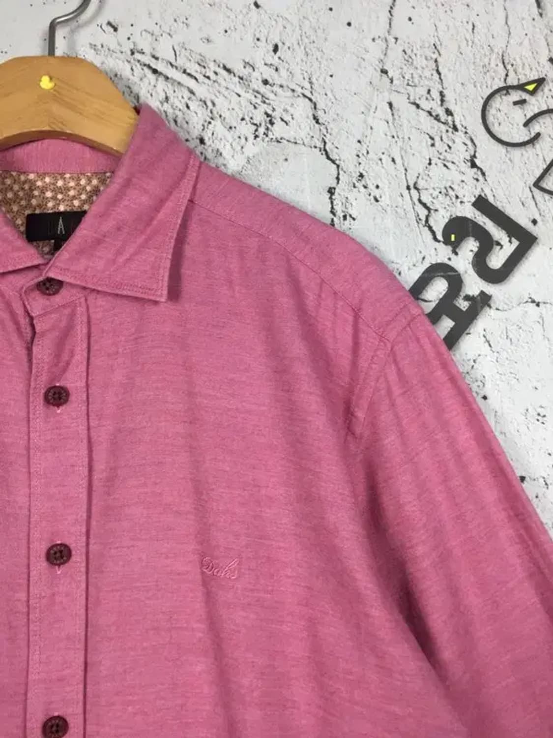 닥스 트라이본즈 남방 셔츠 핑크 100 1100393 상품이미지4