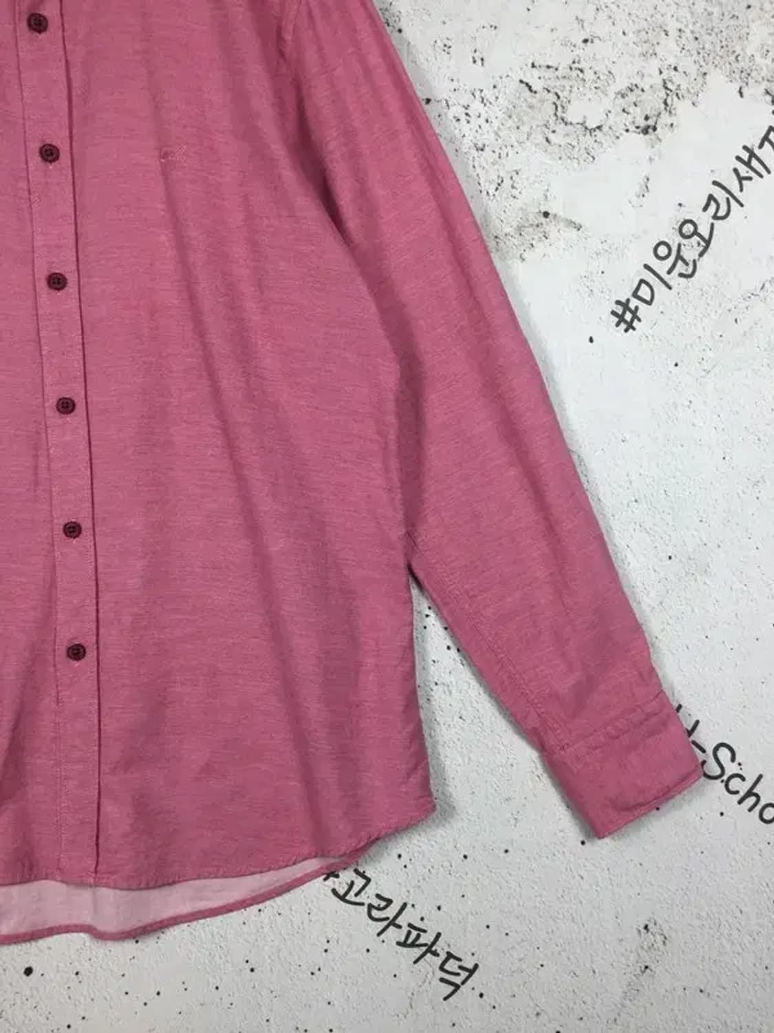 닥스 트라이본즈 남방 셔츠 핑크 100 1100393 상품이미지6