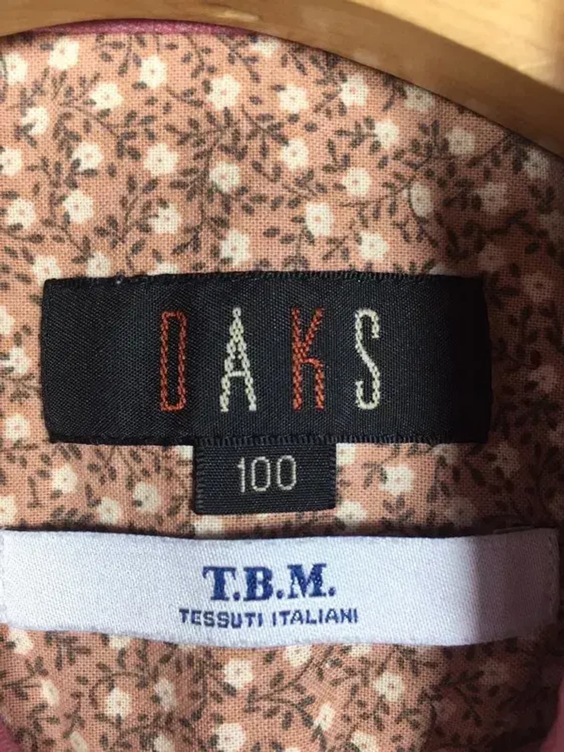 닥스 트라이본즈 남방 셔츠 핑크 100 1100393 상품이미지7