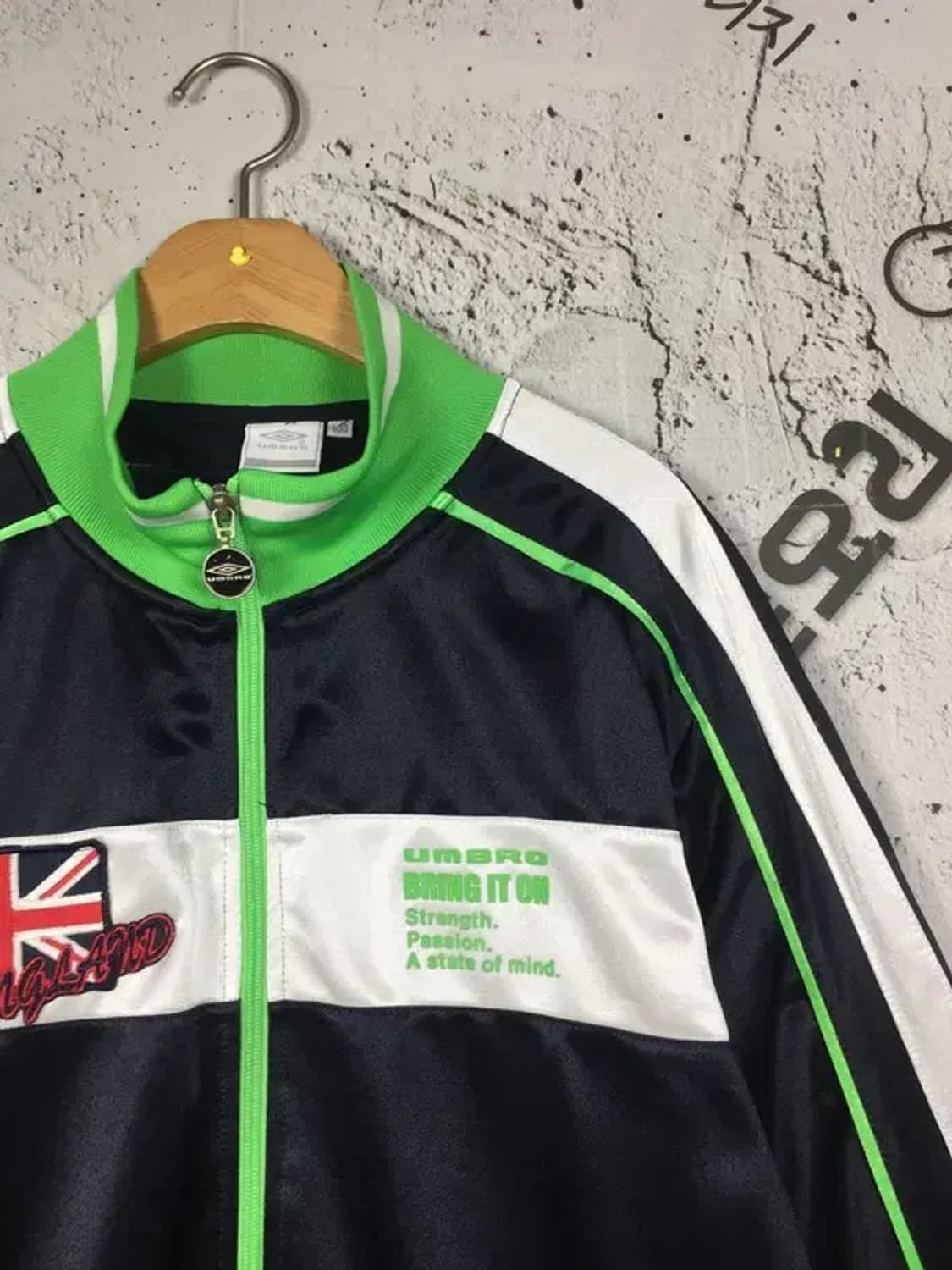 엄브로 잉글랜드 트랙탑 져지 자켓 블랙 100 3100269 상품이미지4