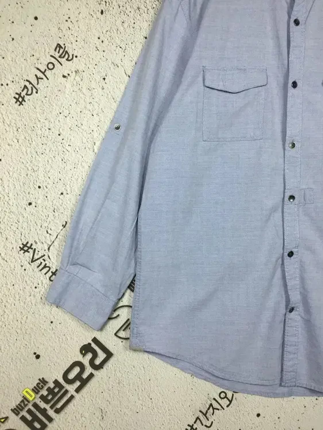 캘빈클라인 클래식핏 긴팔 셔츠 라이트 블루 M 1100396 상품이미지5