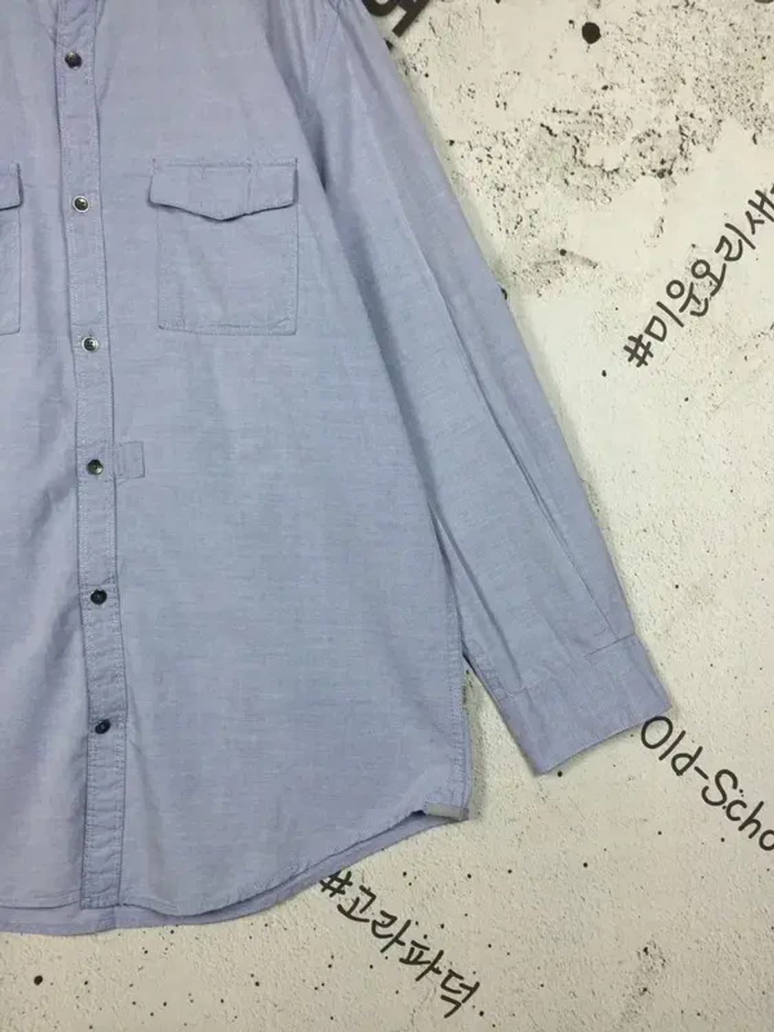 캘빈클라인 클래식핏 긴팔 셔츠 라이트 블루 M 1100396 상품이미지6