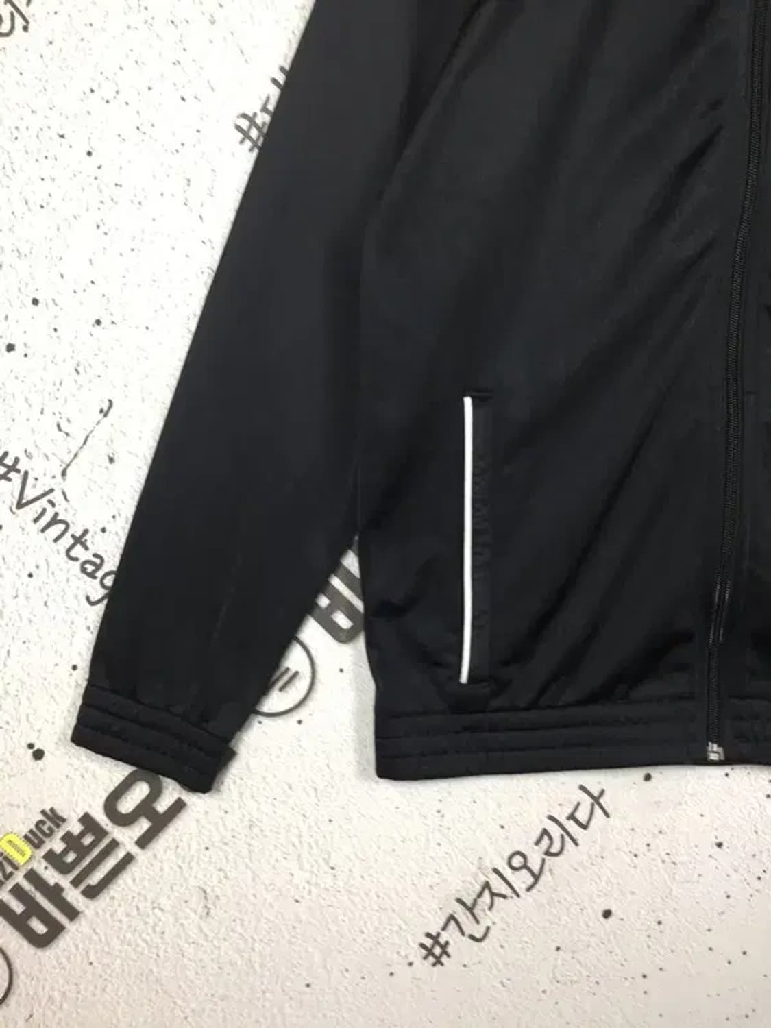 [JPN} 아디다스 블랙 트랙탑 져지 자켓 블랙 L 3100272 상품이미지5