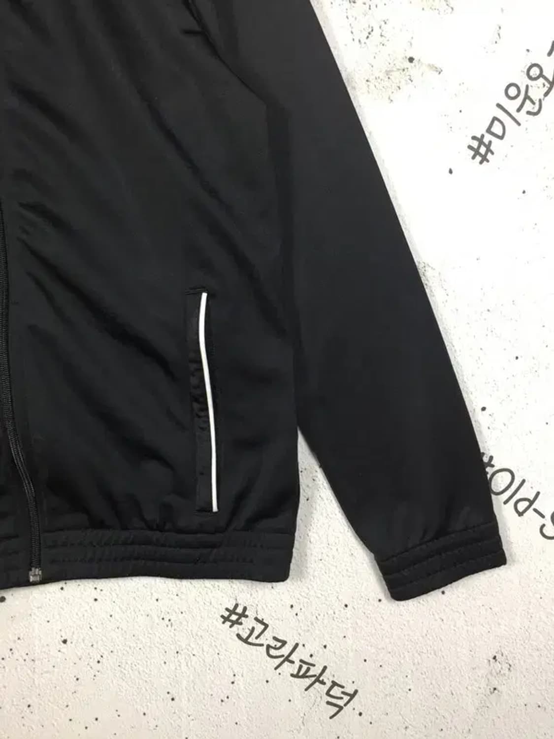 [JPN} 아디다스 블랙 트랙탑 져지 자켓 블랙 L 3100272 상품이미지6