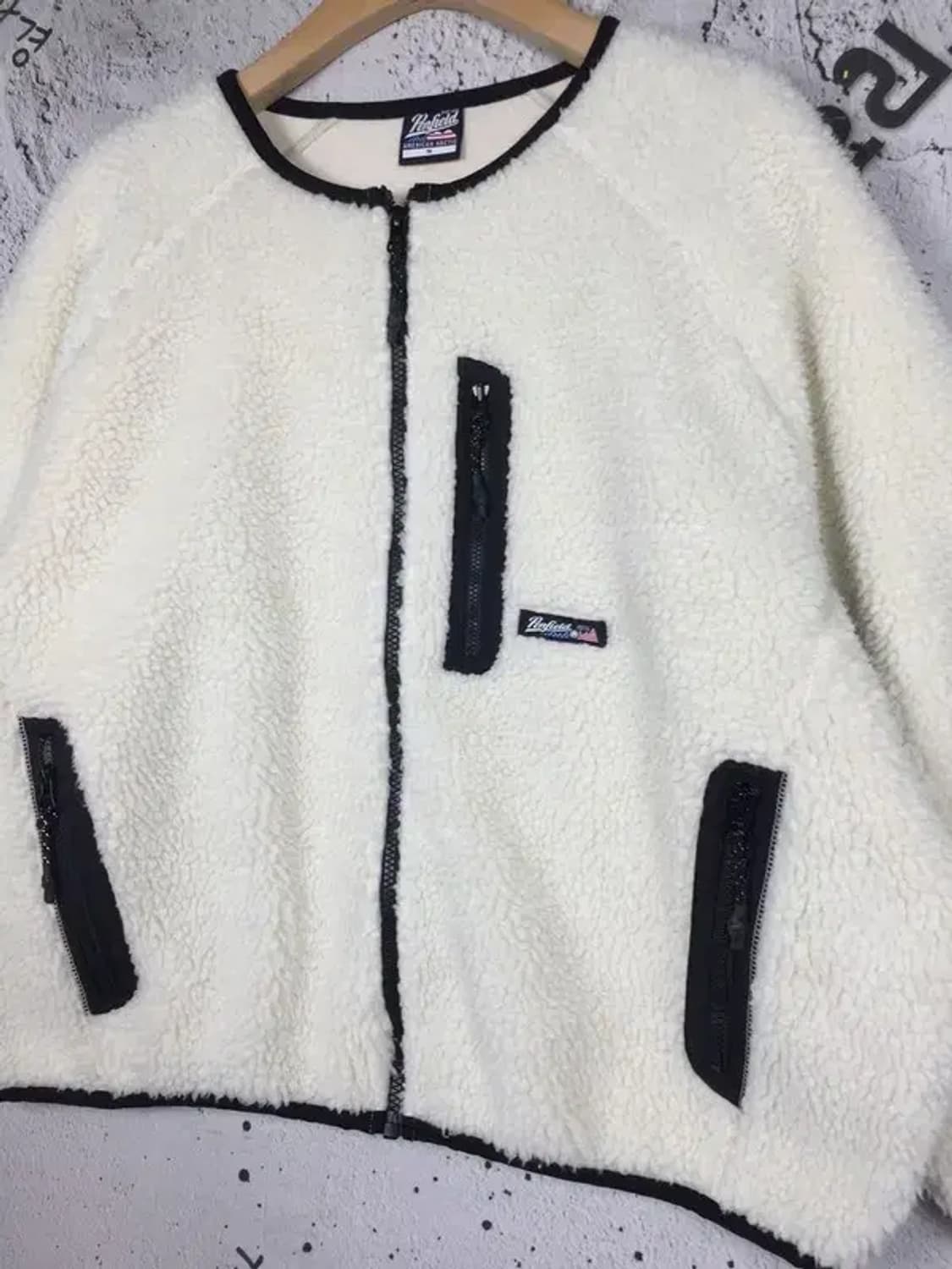 펜필드 여성 가오리핏 후리스 자켓 크림 90 3400139 상품이미지3