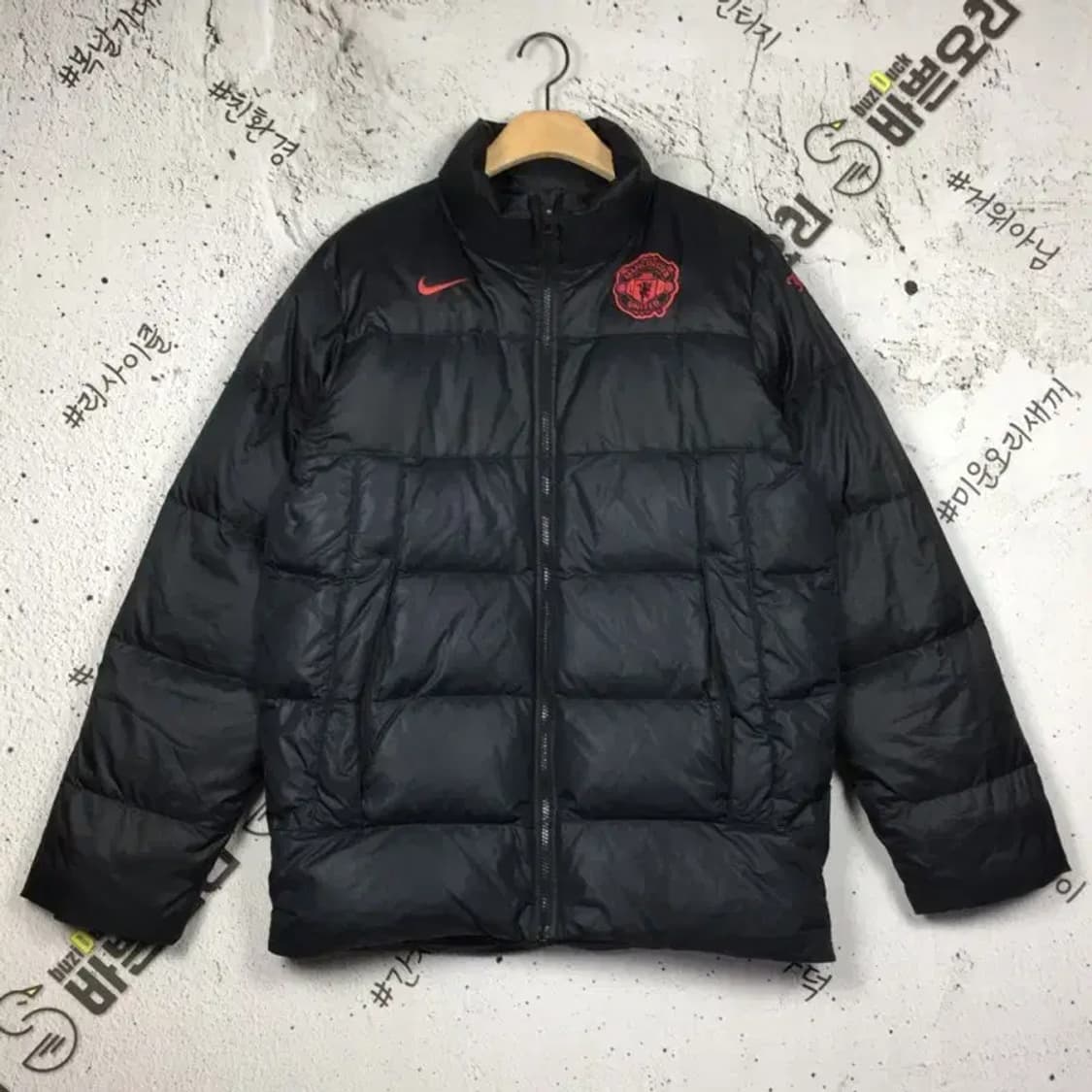 나이키 맨유 박지성마킹 덕다운 패딩 블랙 M 3400148 상품이미지1