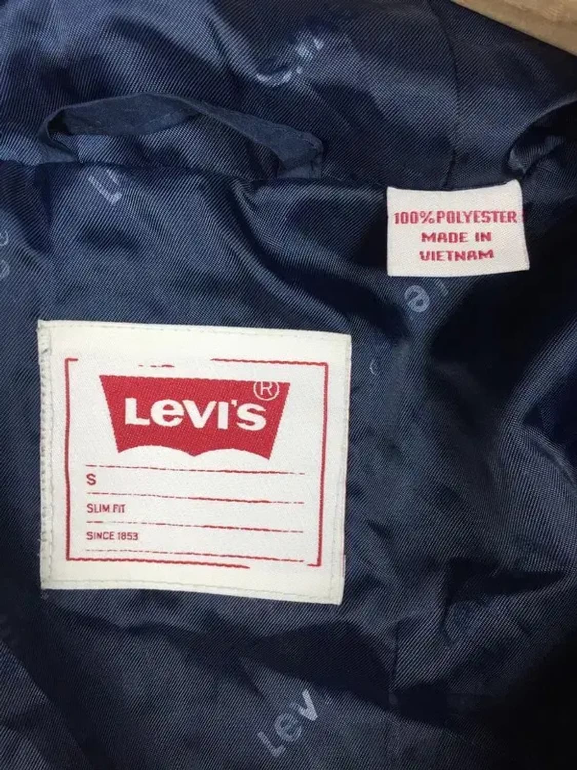 리바이스 여성 패딩 네이비 S 3400150 상품이미지8