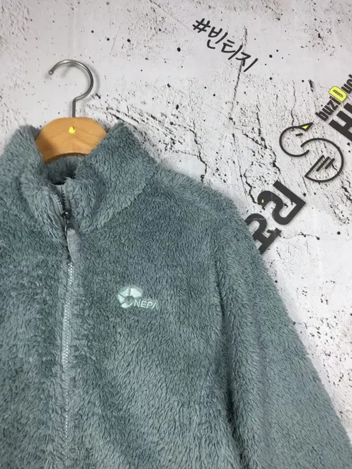 네파 여성 플리스 후리스 집업 자켓 라이트 블루 90 3400155 상품이미지4